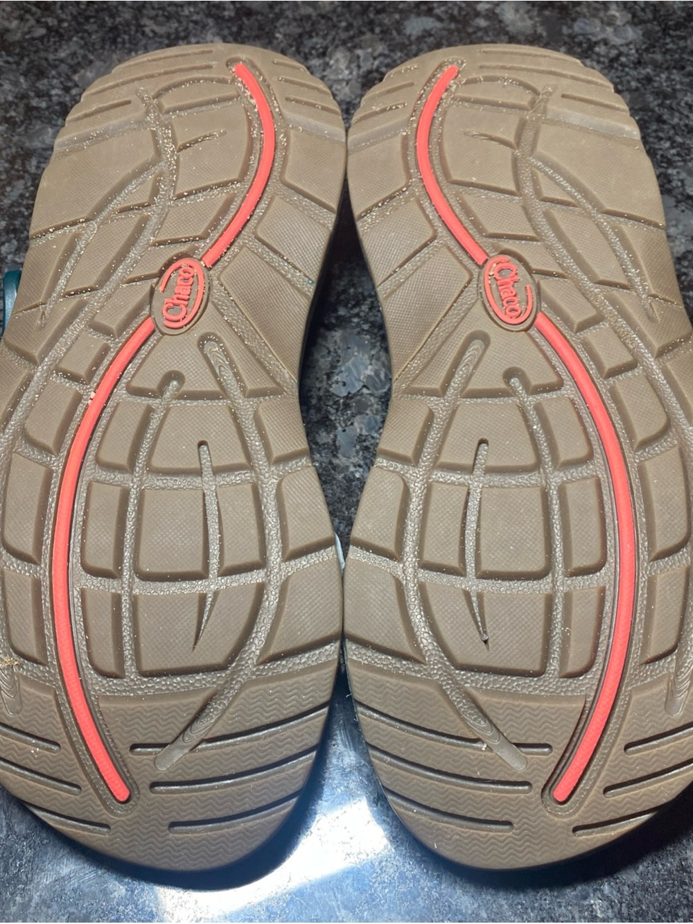 Chaco Women's Size W 7 Green Blue Red Sport Sandals Hiking Water Paddle Activity - Picture 11 of 11